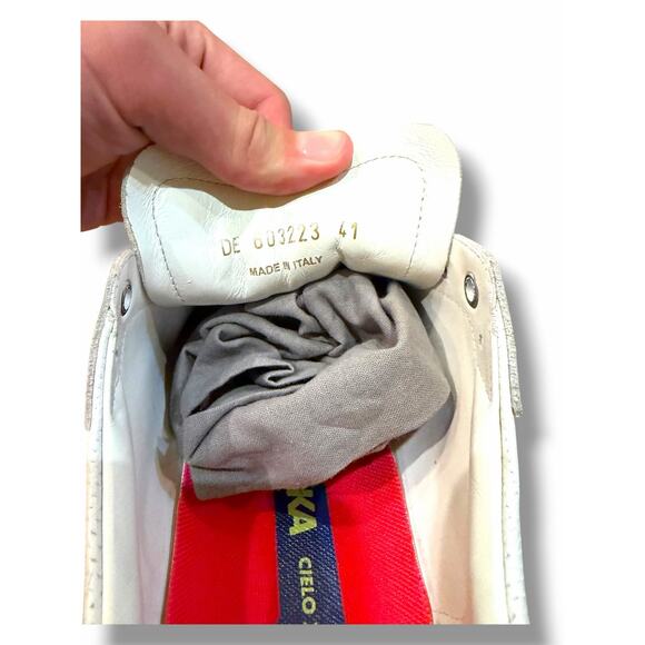 Saint Laurent Court Classic SL/10 Sneakers “White/Red” | Size 41(8US)